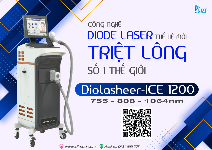 Diode Laser là công nghệ triệt lông thế nào?