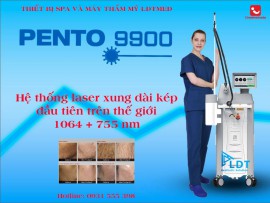 PENTO 9900 LONG PULSE LASER - CÔNG NGHỆ LASER XUNG DÀI KẾT HỢP 2 BƯỚC SÓNG 755 nm + 1064 nm  